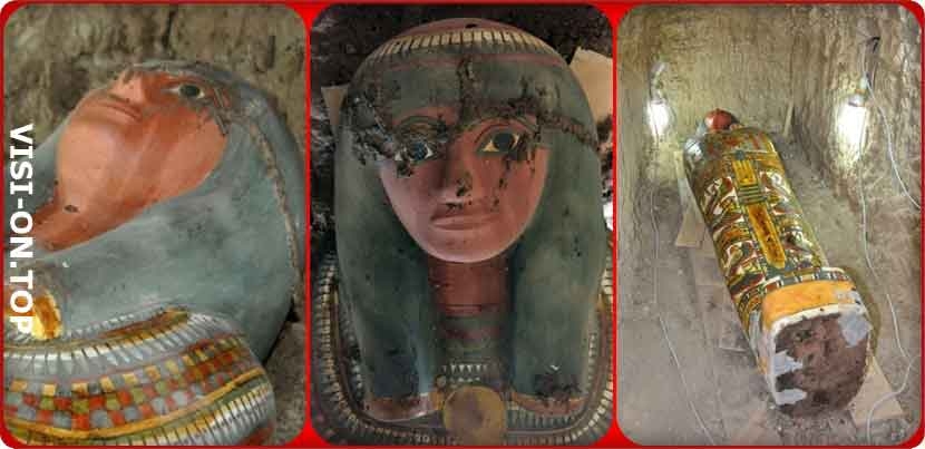 مومياء "خادم البيت الملكي" الفرعونية التي عثرت عليها البعثة الإسبانية في مصر