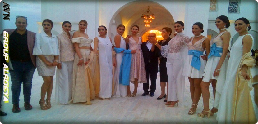 فوزي نوار يشارك بعرض أزياء رائع في افتتاح دار الملك