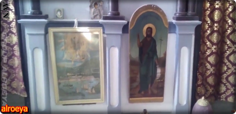 صورة مأخوذة من فيديو حول الكنيسة الأرثوذوكسية اليونانية بجربة / تصوير: عوض سلام/ أبريل 2018