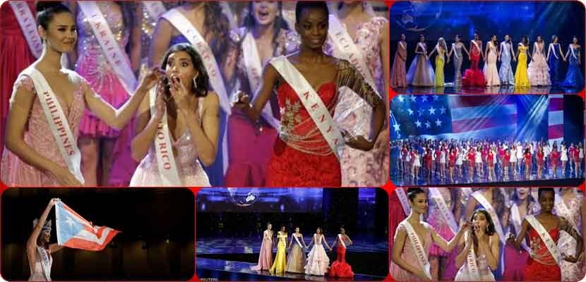 جرى حفل اختيار ملكة جمال العالم بالعاصمة الأمريكية واشنطن على مسرحMGM.