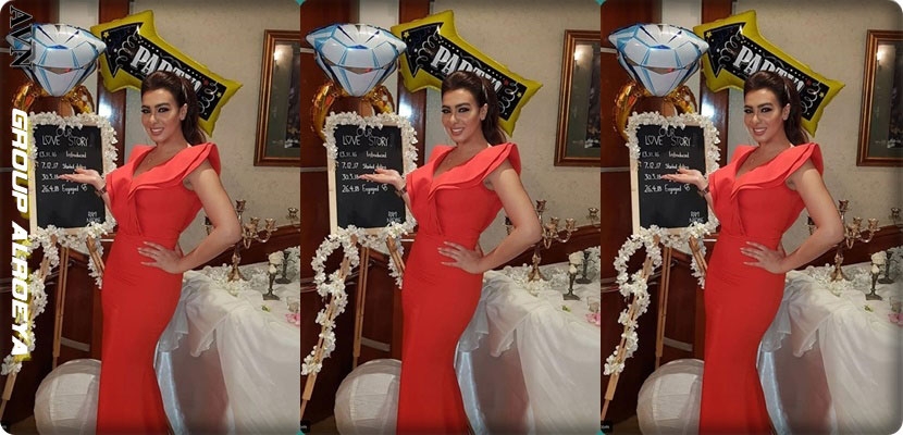 ميرهان حسين وإطلالة أنثوية في حفل خطوبة شقيقتها