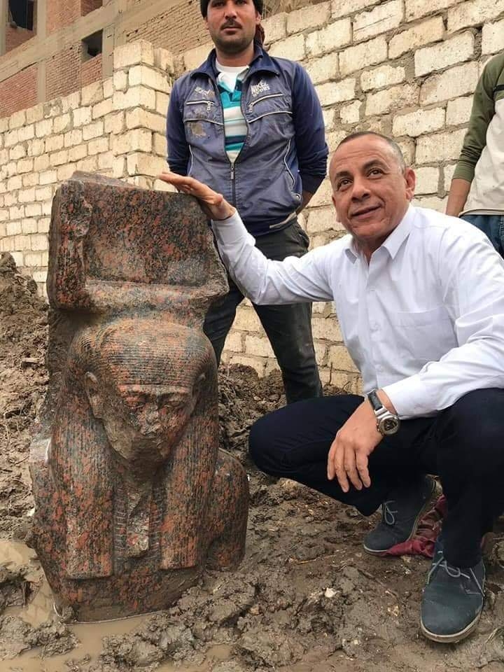 اكتشاف أثري لتمثال ملكي نادر