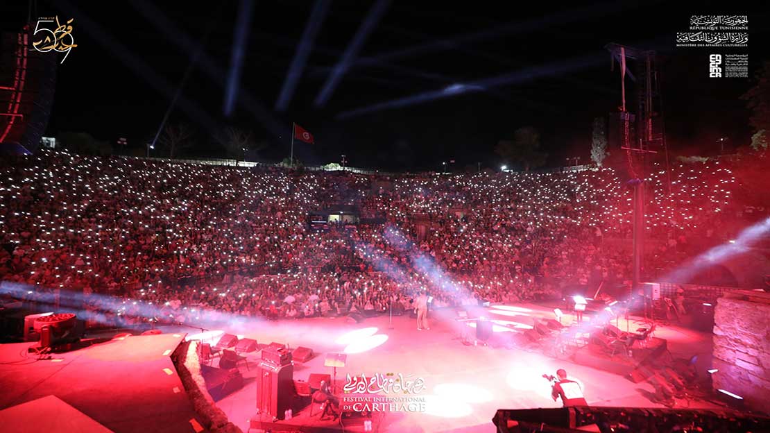 Nassif Zeytoun Enchants Carthage in a Night of Passion and Interaction  