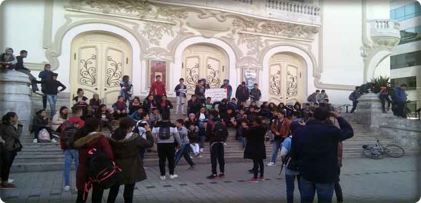 تلاميذ تونس يثورون ضد اتحاد الشغل