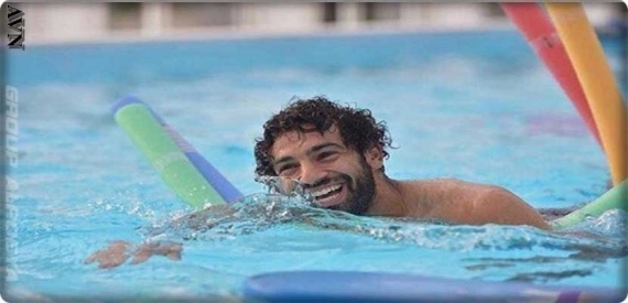 نجم منتخب مصر محمد صلاح يقضي عطلته في جزر المالديف