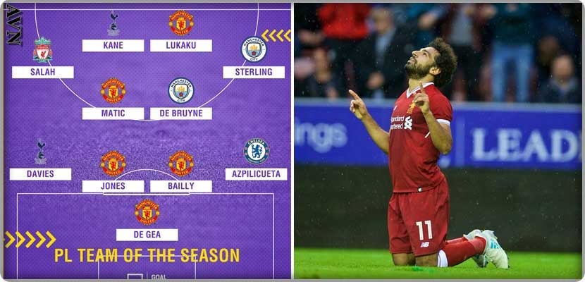 نجم مصر محمد صلاح ضمن أفضل 11 لاعباً في الدوري الإنجليزي